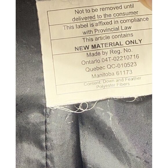 Cole Haan Women's Down Quilted Puffer Mid Length Coat 357SD357 Deep Black Sz M - Picture 7 of 16